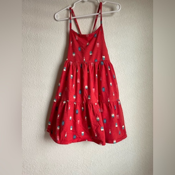 Cat & Jack Red Dress with Popsicle Pattern size 5T - Picture 4 of 4